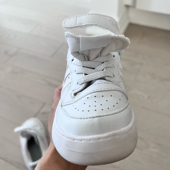 Adidas Kids Ortholite White Velcro Sneakers Shoes US Size 9K - Picture 15 of 16